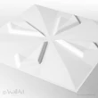 Kites 3D falpanel
