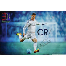 Cristiano Ronaldo - Real Madrid selyem tapéta