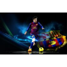 Messi, FC Barcelona selyem tapéta